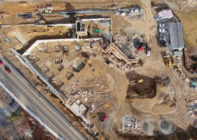 Alliance Broadstone Excavation Project from the air