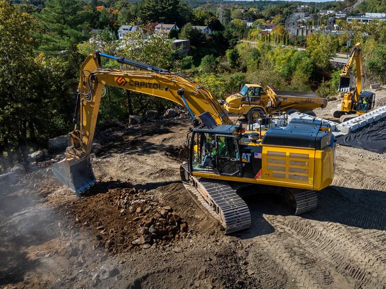 our team helps complete complex commercial excavation projects in suburban and urban settings